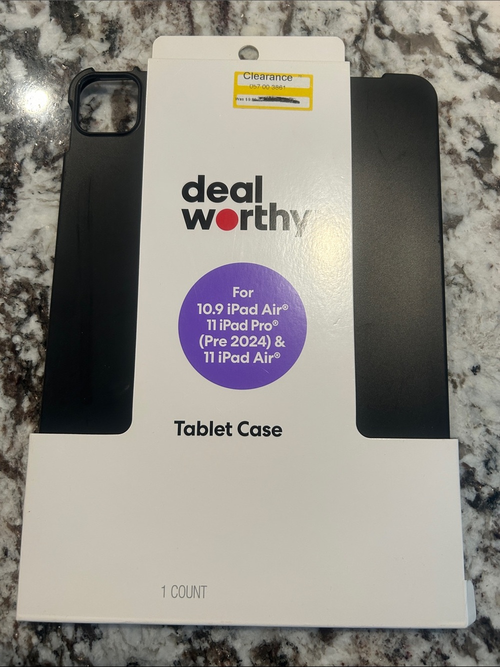 Dealworthy Black Tablet Case for 10.9" iPad Air / 11" iPad Pro / 11" iPad Air